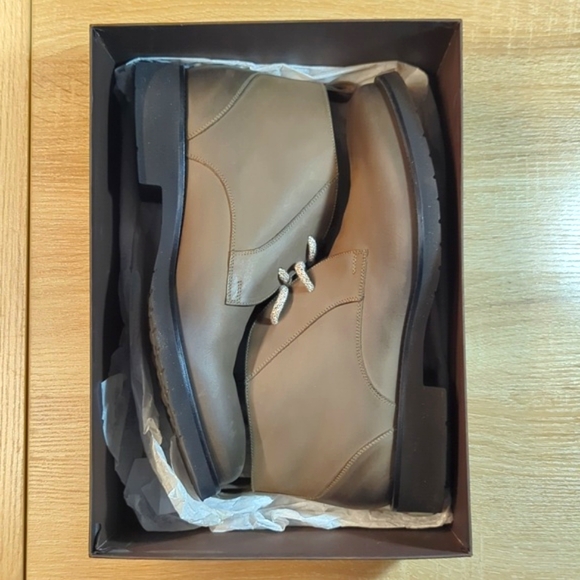 Doucal's Italy Chukka Desert Lace-Up Olive Brown Low Boots 44 10.5 11 - Picture 9 of 11